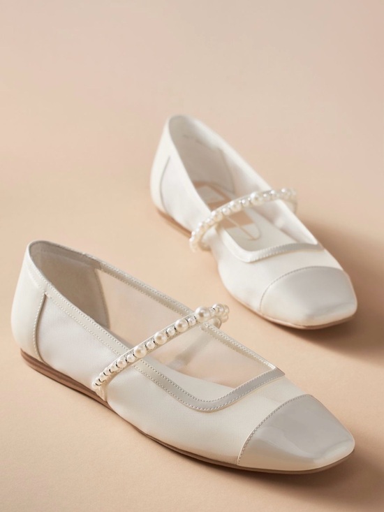 Dolce Vita Shoes - Dolce Vita Rollin Pearl Mesh Ballet Flats
